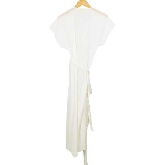 Marysia Swim White‎ Wrap Dress V Neck Short Sleeve Womens Size S - Picture 3 of 4